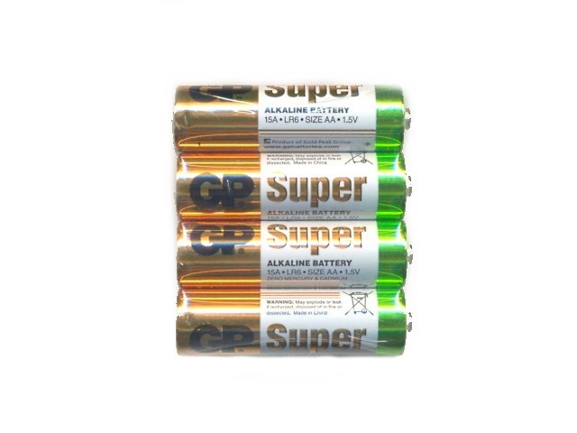 Батарейка пальчиковая GP LR6 АА 1.5V Super щелочная