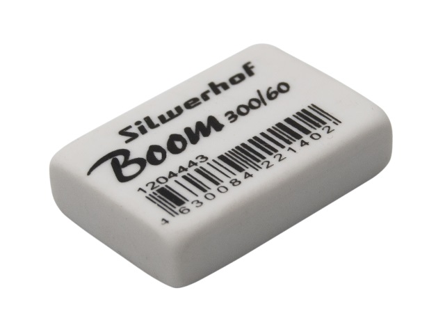 Ластик Silwerhof Boom 300/60 31*21*8см белый 1204443