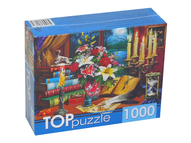 Пазлы 1000 деталей TOPpuzzle Загадочный натюрморт ХТП1000-2173
