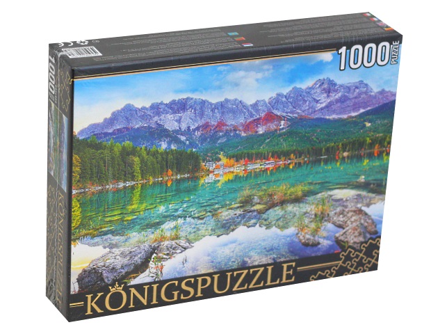 Пазлы 1000 деталей Konigspuzzle Германия Озеро Айбзее ГИK1000-0639