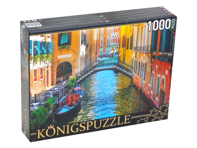 Пазлы 1000 деталей Konigspuzzle Солнечная Венеция ГИК1000-0650