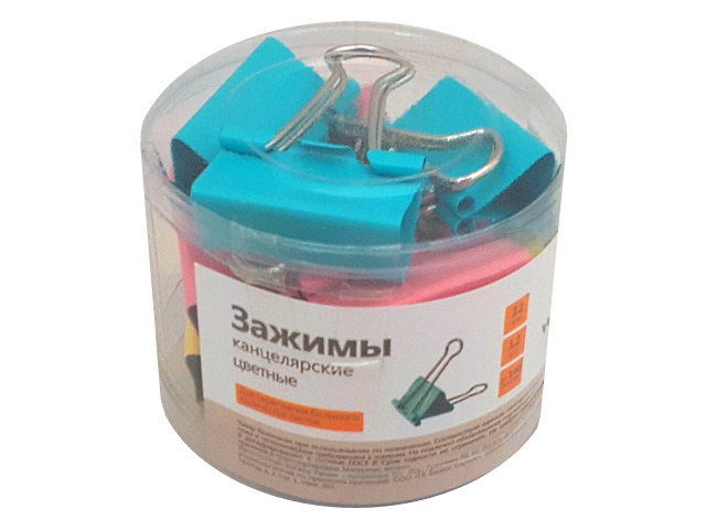 Биндеры набор 12 шт. WM Office Line 32мм цветные 065001000