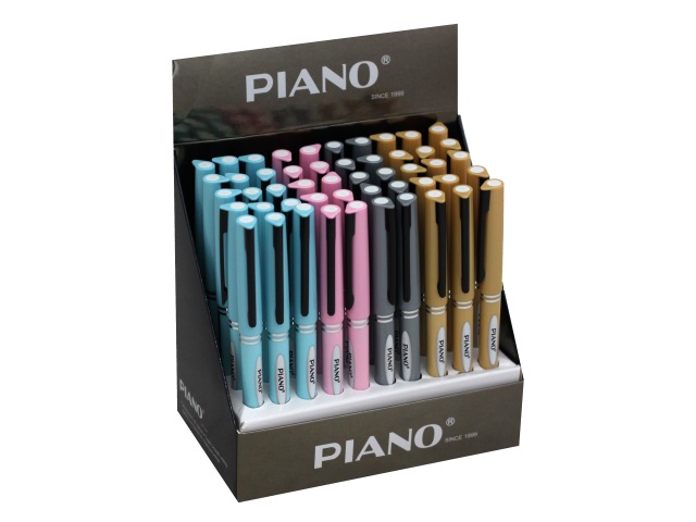 Ручка масляная Piano Classic синяя 0.5мм PS-307-50