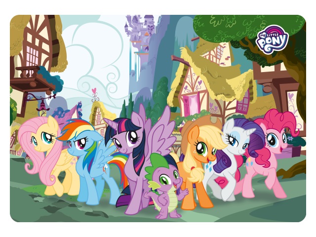 Покрытие настольное А4 Академия Холдинг My Little Pony MPFB-US1-PLBA4
