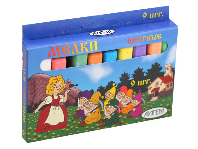 Мел  9 цветов Алгем НМЦ-9