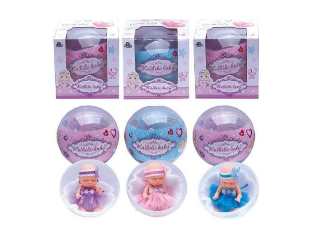 Пупс Kaibibi baby в шаре 11см с пледом ZY810496