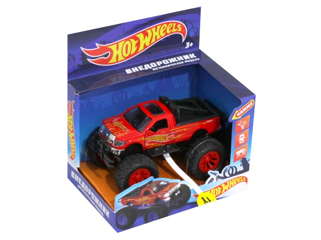 Машина металл Технопарк Hot Wheels Внедорожник 13.7см YG96416