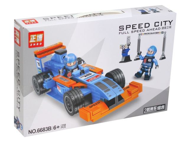 Конструктор  210 деталей Speed City Гонка KNS1164