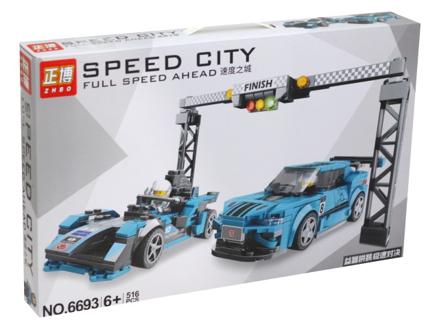 Конструктор  516 деталей Speed City Гонка Финиш KNS1166