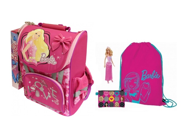 Ранец школьный Академия Холдинг Barbie 35*26.5*13см + сумка для обуви + пенал BRBB-RT2-113-SET31_p