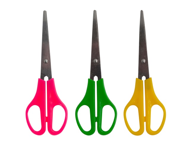 Ножницы 16 см Silwerhof Color пластиковые ручки цветные 1406394