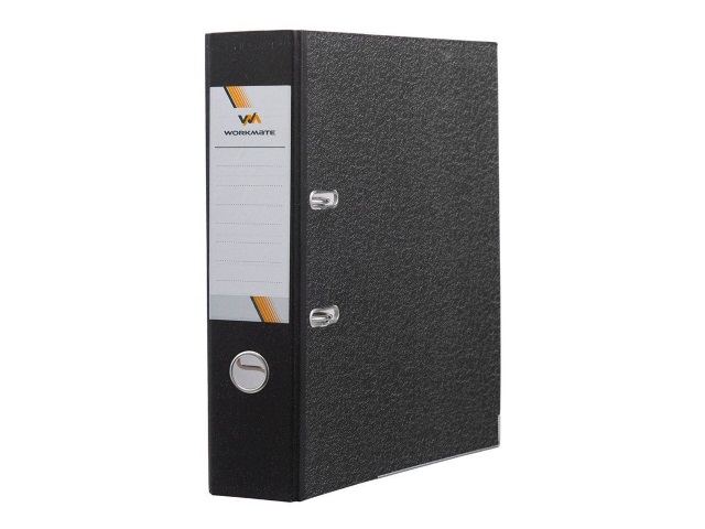 Регистратор  А4/75 WM черный с металлической окантовкой 059003001/ 15-8106