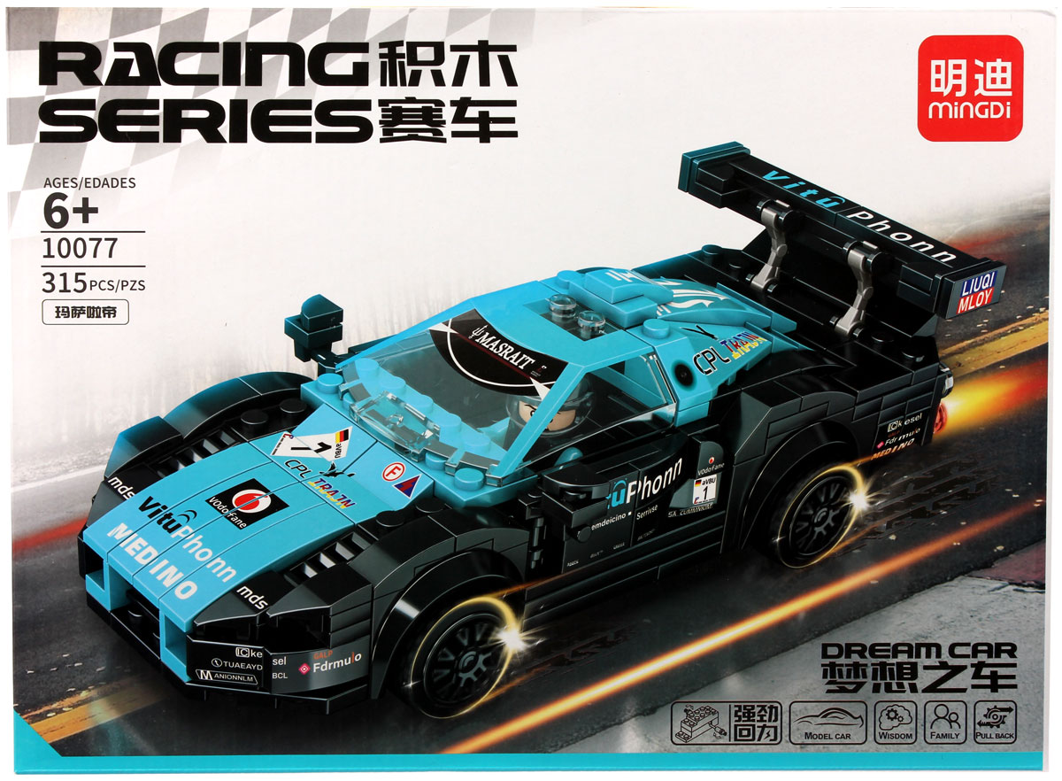 Конструктор Racing Series Dream Car 315 деталей KNS1413