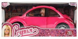Кукла София 29см с машиной Карапуз 66001-CAR-S-BB