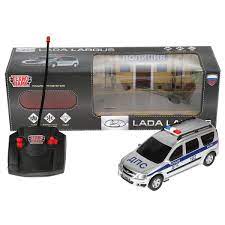 Машина на радиоуправлении Технопарк Lada Largus Полиция 18см LADALARGUS-18LPOL-GY