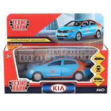 Машина металл Технопарк KIA Rio Каршеринг 12см RIO-12DEL-BU