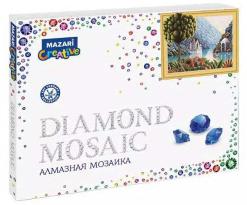 Алмазная мозаика 40*50см Mazari Сказочный пейзаж M-10256