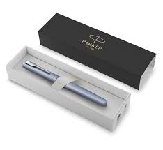 Ручка Parker роллер Vector ХL черная 0.7мм корпус серебристый/синий 2159775