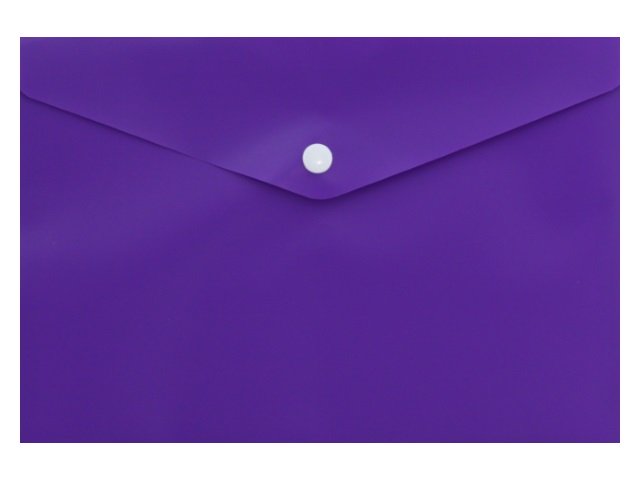 Папка конверт на кнопке А5 Бюрократ фиолетовая PK803TA5VIO