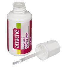 Клей ПВА   20г с кисточкой Attache 695241