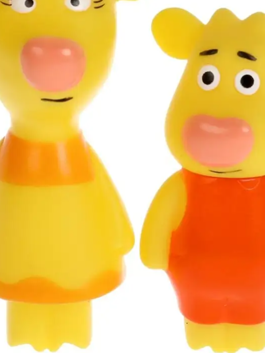 Игрушка для ванны Оранжевая корова Бо и Зо КАПИТОШКА в кор.100шт