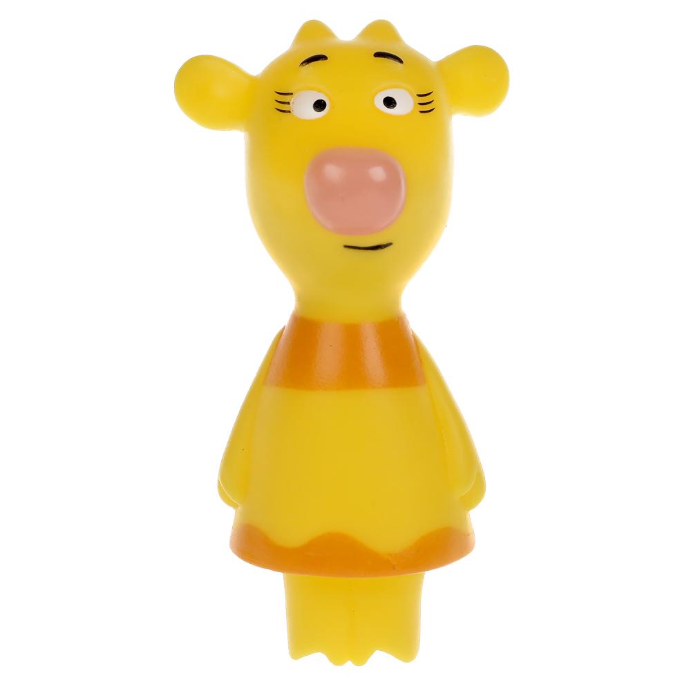 Игрушка для ванны Оранжевая корова Зо. 10см КАПИТОШКА в кор.200шт