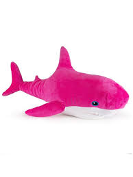 Мягкая игрушка Подушка Акула розовая 56 см MT013