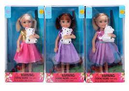 Кукла в наборе с аксессуарами 15 см Маруся с мишкой 8280d