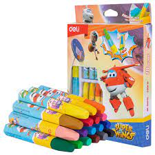 Пастель масляная 12цв Deli Super Wings EC009