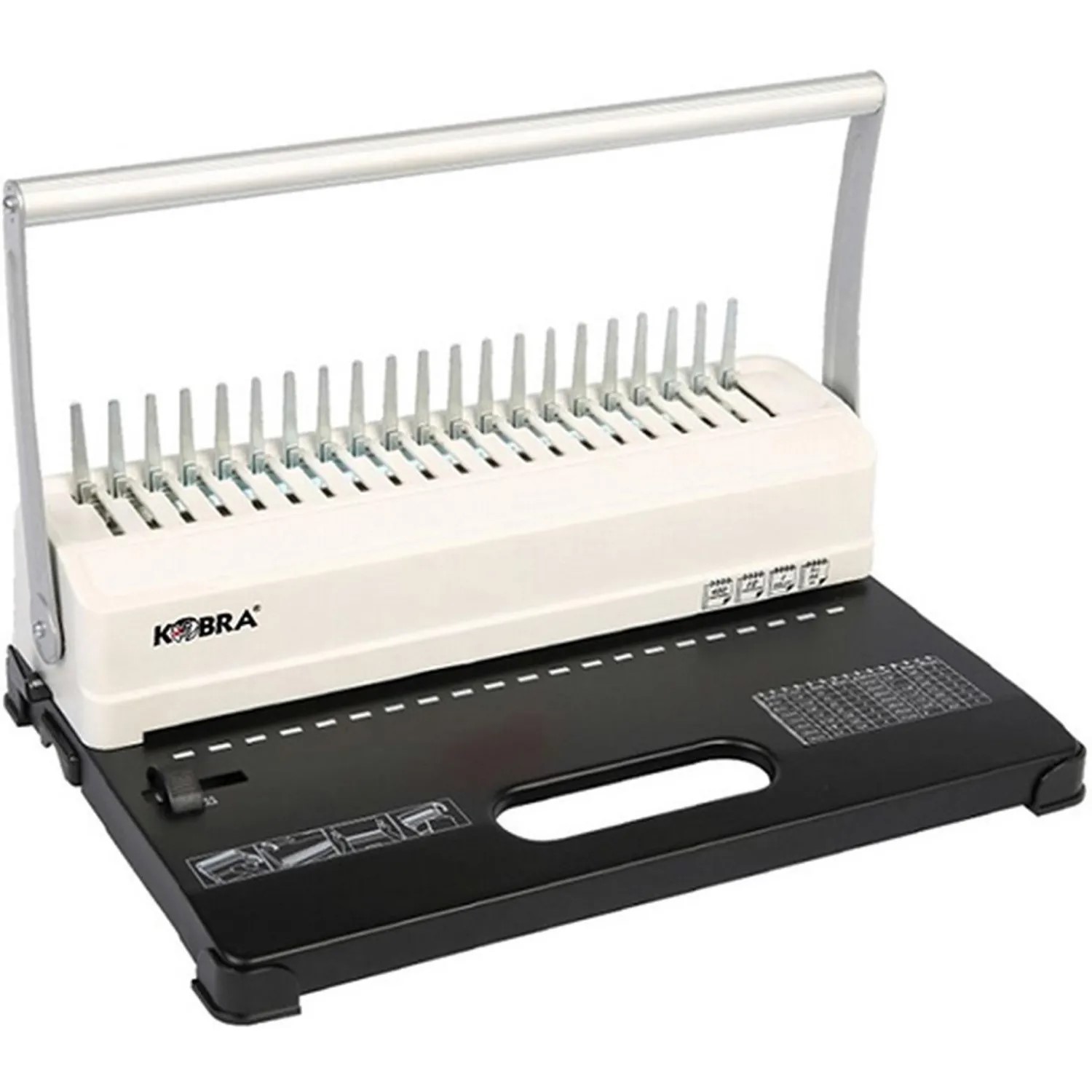 Машина архивно-переплетная Kobra Queenbind H500 A4/перф.12л.сшив/макс.450л./пластик.пруж.-51мм