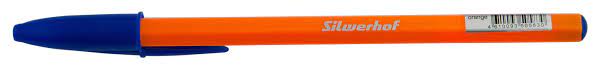 Ручка шариковая Silwerhof Orange синяя 0.5мм 1465258