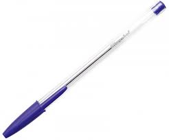 Ручка шариковая Silwerhof синяя 0.5мм 1487294