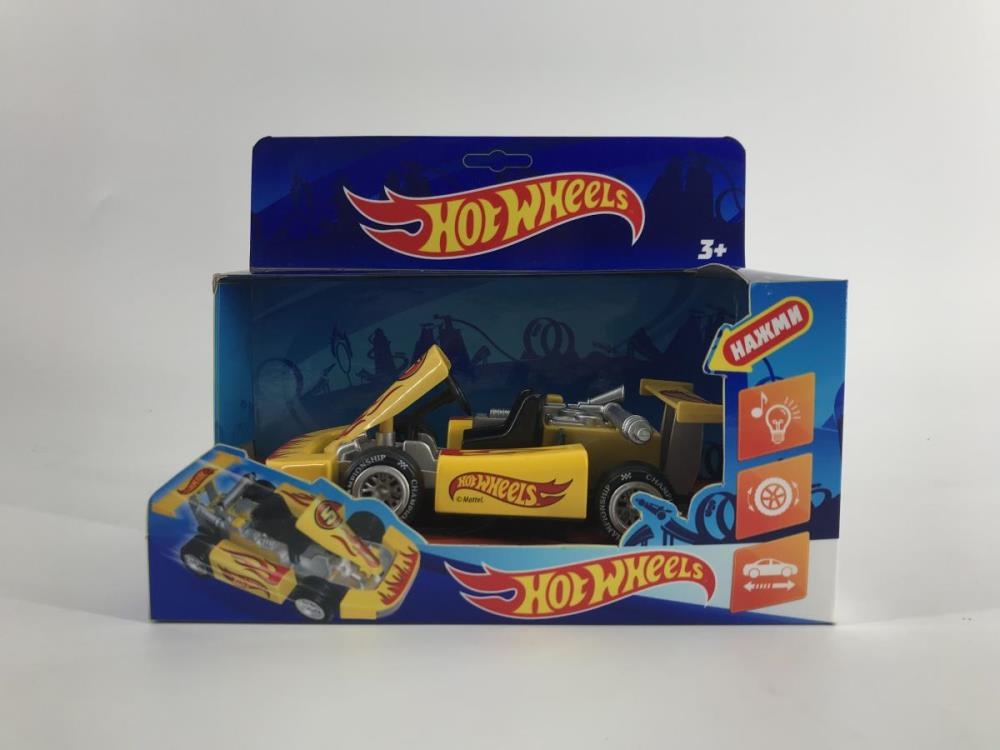 Машина металл свет-звук hot wheels СПОРТКАР. 15 см. инерц. кор. Технопарк в кор.2*30шт