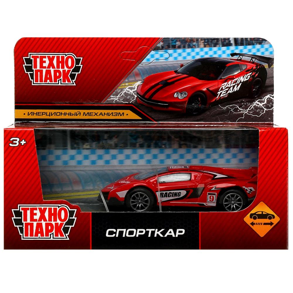 Машина металл СПОРТКАР. 10 см. инерция. кор. Технопарк в кор.2*120шт