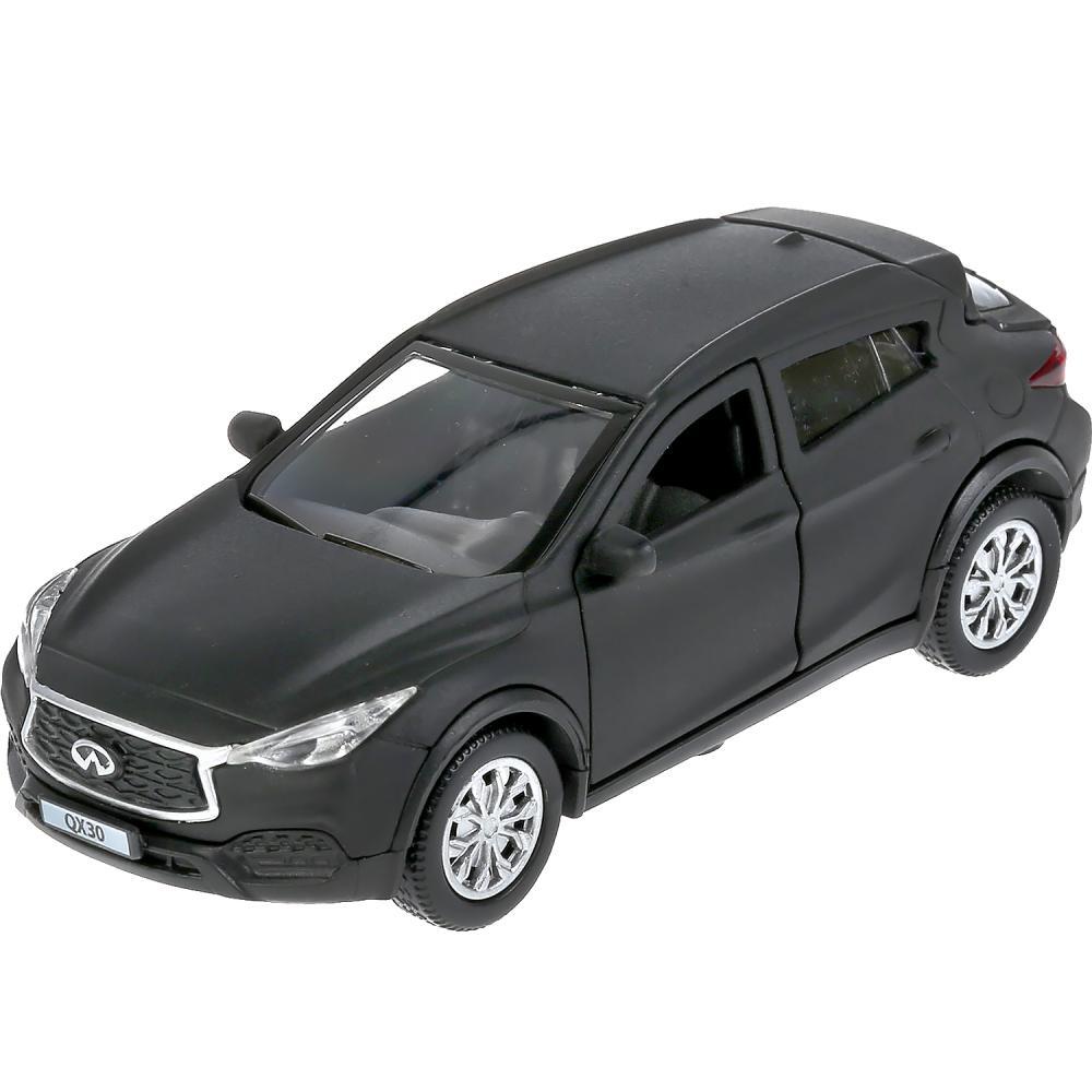 Машина металл INFINITI QX30 длина 12 см. двери. багаж. инерц. красный. кор. Технопарк в кор.2*36шт