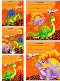 Тетрадь 12л линия Prof Press Очаровательные динозаврики 12-1601