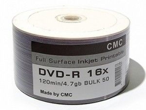 Диск DVD-R Printable S-50 Bulk CMC 4.7Gb Диск DVD-R Printable S-50 Bulk CMC 4.7Gb