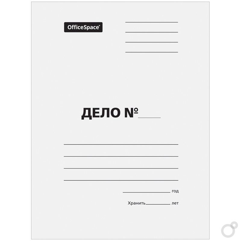 Папка-обложка без скоросшивателя А4 360 г/м2 Дело