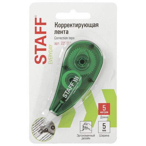 Корректор-лента Staff Everyday 5мм*5м 226811