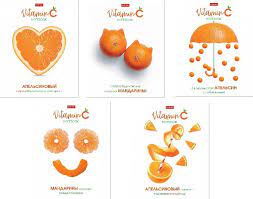 Тетрадь 48л клетка Hatber Vitamin C ассорти 48Т5вмВ1/5/100