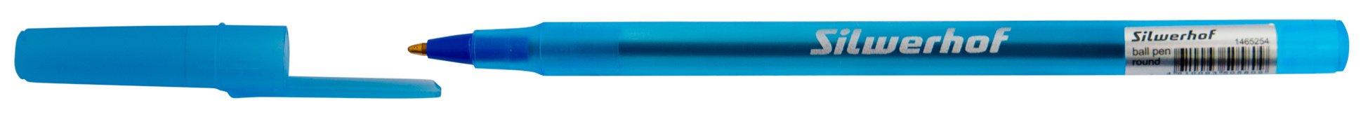 Ручка шариковая Silwerhof Round синяя 0.7мм/12