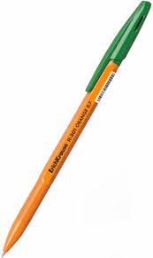 Ручка шариковая Erich Krause Orange R-301 зеленая 0.7мм 73197/50