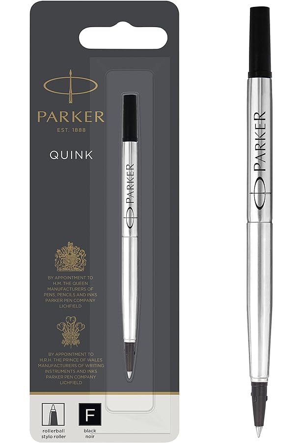 Стержень роллер Parker Quink Z01 черный 0.5мм 1950321
