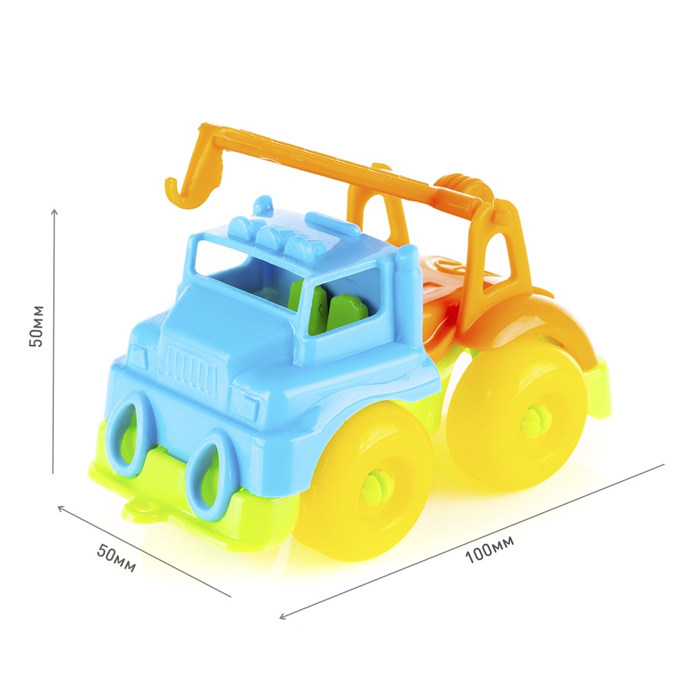 Машинка кран "Вжух в городе" 10 см КНОПА 1/15