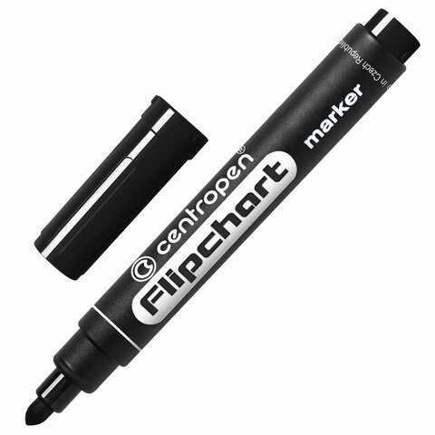 Маркер для флипчартов CENTROPEN. чёрный. 2.5 мм 8550