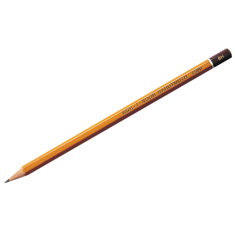 Карандаш чернографитный KOH-I-NOOR 1500 В. заточенный