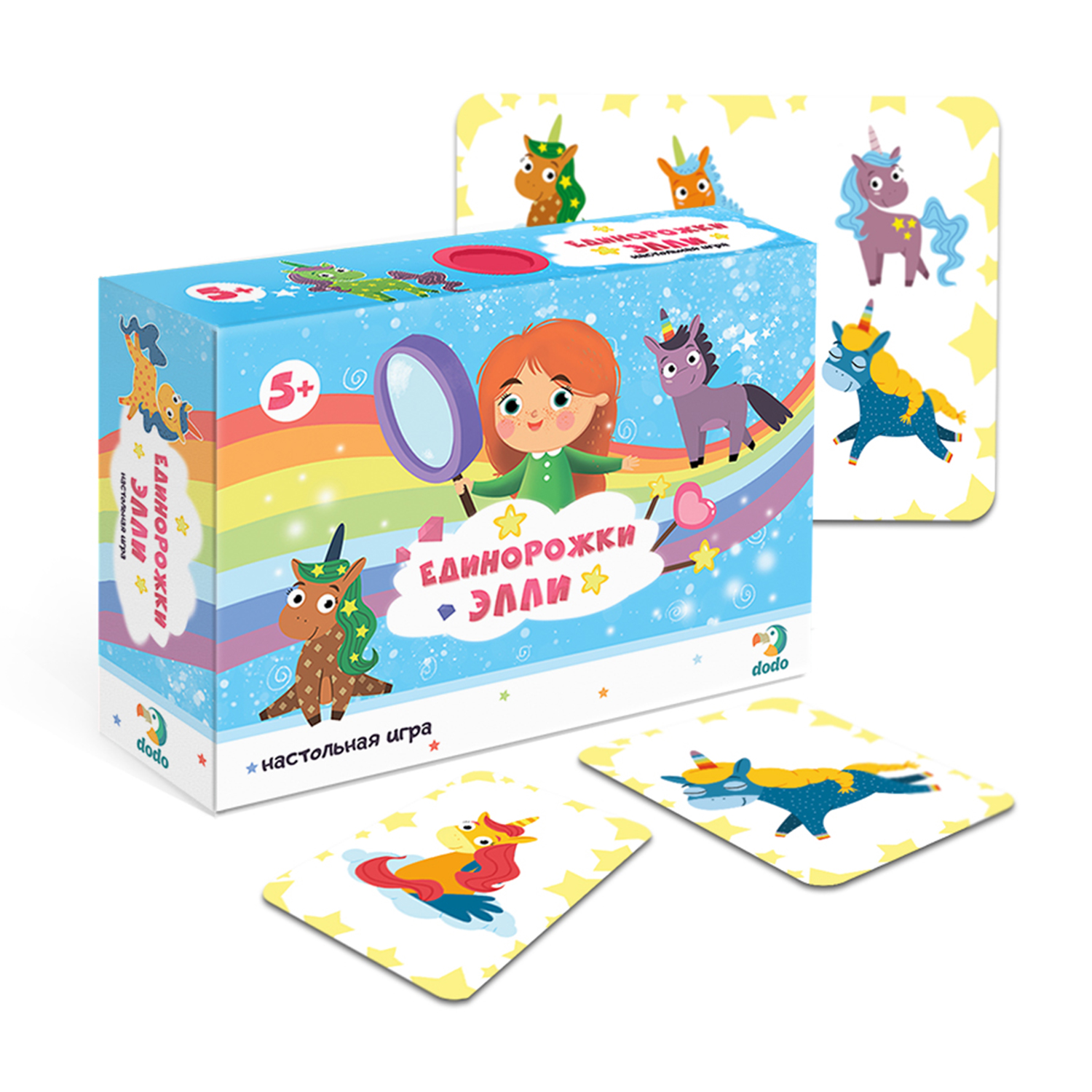 Настольная игра Единорожки Элли 40 карточек Dodo R300198