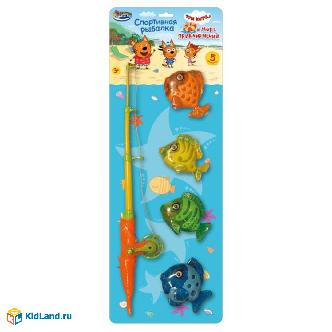 Игра рыбалка Три Кота магн.. блист.19*53*5 см ИГРАЕМ ВМЕСТЕ в кор.2*48шт