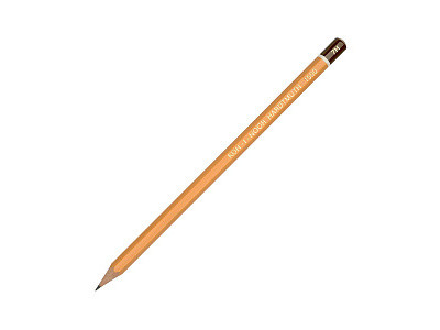 Карандаш чернографитный KOH-I-NOOR 1500 7H. заточенный