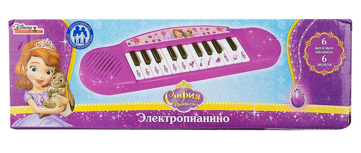 Пианино на батарейках Принцессы Дисней Умка B1378579-R2